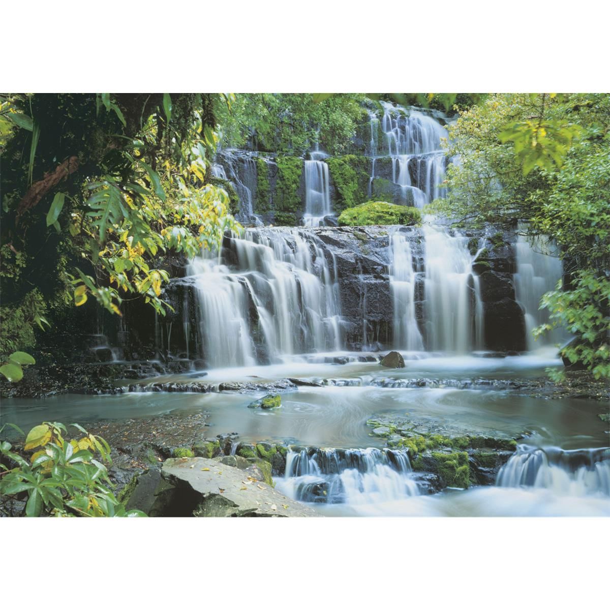 Papier Fototapete - Pura Kaunui Falls - Größe 368 x 254 cm