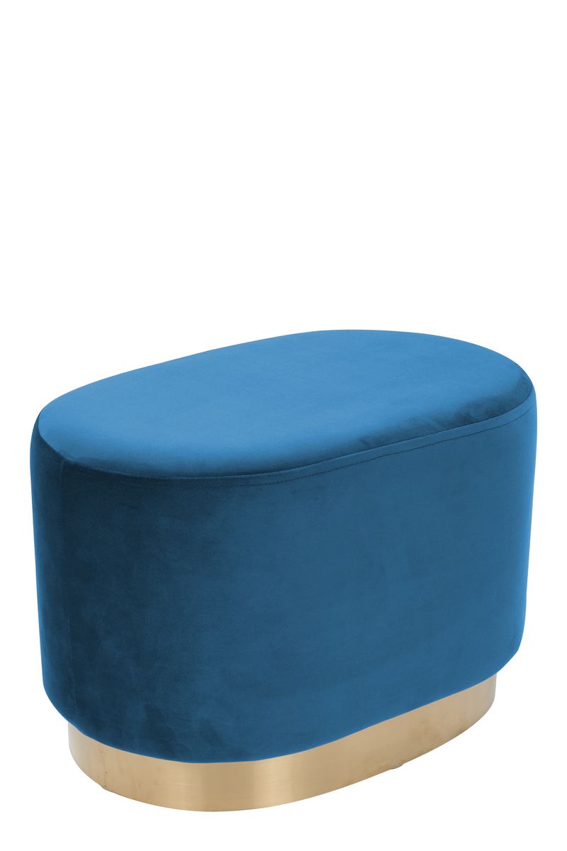 Hocker Nano 410 Blau - 55 cm (L) x 35,5 cm (B) x 43 cm (H)