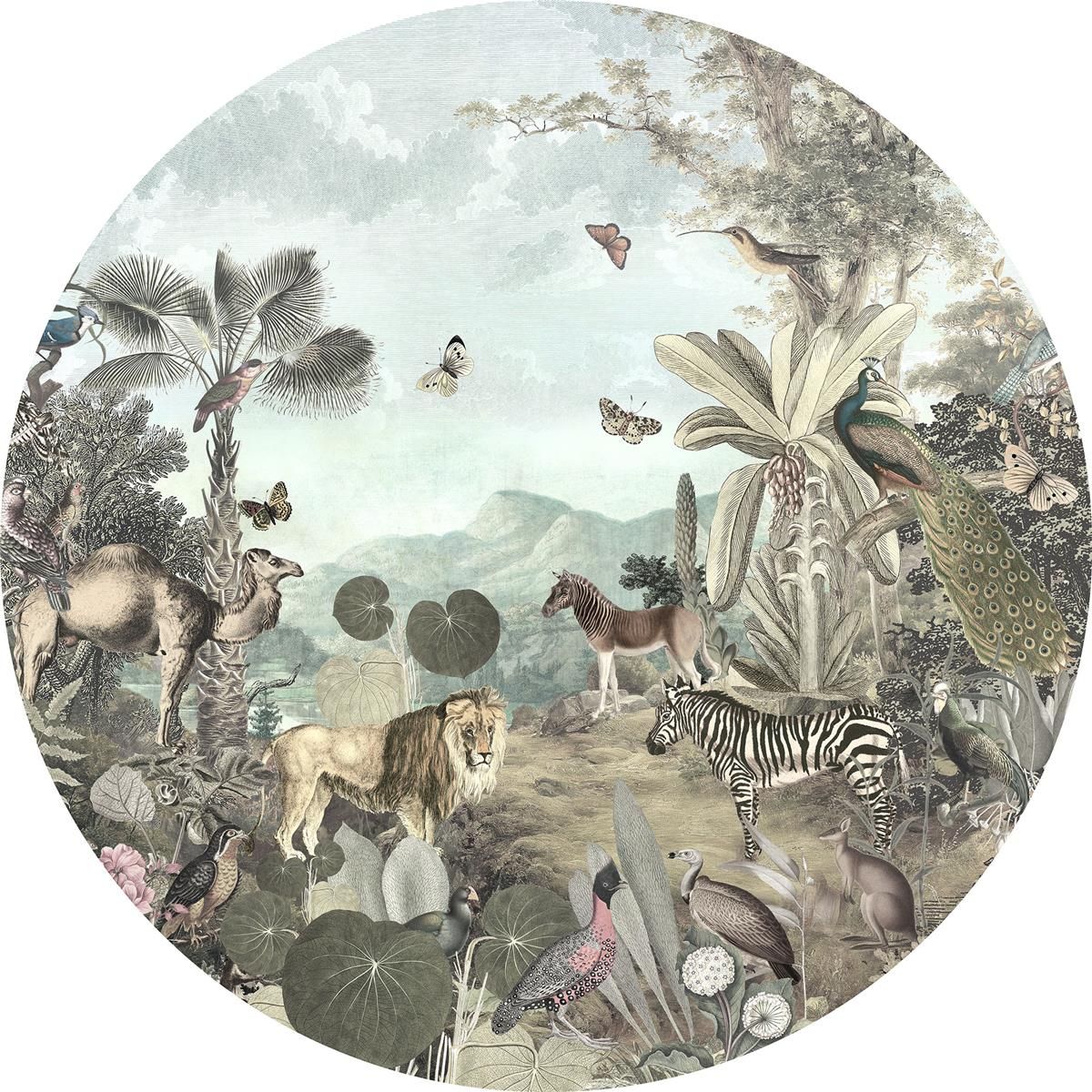 Selbstklebende Vlies Fototapete/Wandtattoo - Utopia - Größe 125 x 125 cm