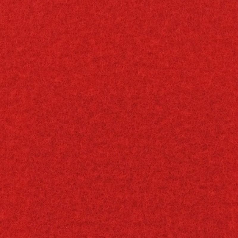 Messeboden Flacher-Nadelvlies EXPOSTYLE Brick Red 9312 mit Schutzfolie  - Rollenbreite 400 cm