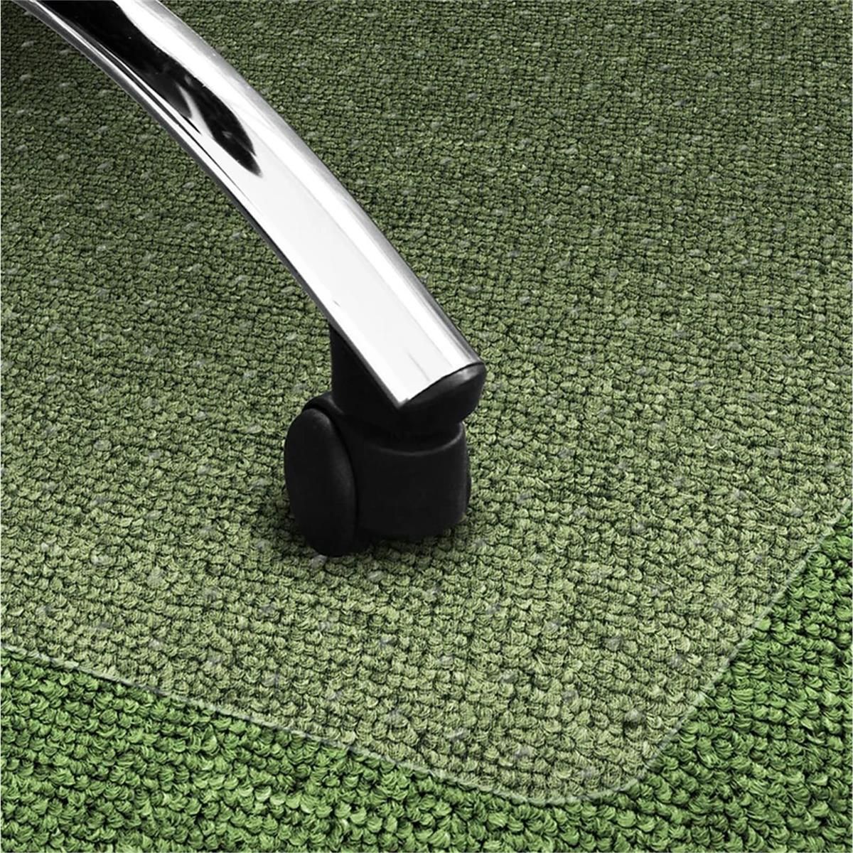 Bodenschutzmatte für Teppichboden mit Noppen rechteckig 116 cm x 130 cm