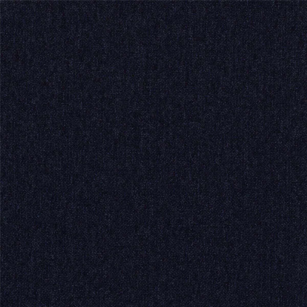 Teppichfliesen Desso Essence Pure AD07 9022 Blau Dunkel Schlinge 50 x 50 cm